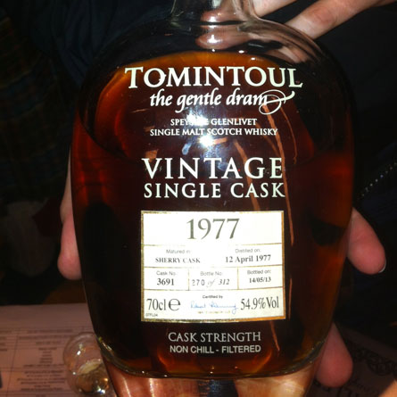 A big old Tomintoul this time A 