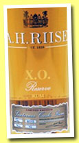 A.H. Riise ‘XO Reserve Sauternes Cask’ (42%, OB, Caribbean blend, +/-2012)