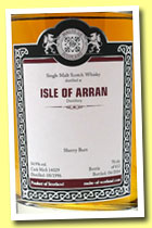 Arran 17 yo 1996/2014 (54,9%, Malts of Scotland, sherry butt, cask #14029, 612 bottles)