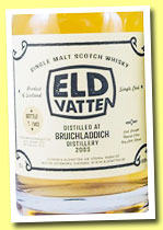 Bruichladdich 2003/2014 (61.8%, Svenska Eldvatten, bourbon hogshead, cask #259, 143 bottles)