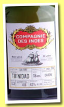 Caroni 18 yo 1996/2014 (43%, Compagnie des Indes, Trinidad, cask #SC3, 456 bottles)