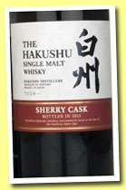 Hakushu ‘Sherry Cask’ (48%, OB, 2012, 3000 bottles)