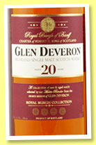 Glen Deveron 20 yo (40%, OB, Royal Burgh Collection, travel retail, 1l, +/-2015) Glen Deveron 20 yo (40%, OB, Royal Burgh Collection, travel retail, 1l, +/-2015)