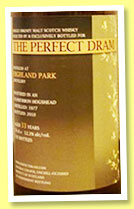 Highland Park 33 yo 1977/2010 (52.3%, The Whisky Agency, The Perfect Dram, bourbon hogshead, 193 bottles) Highland Park 33 yo 1977/2010 (52.3%, The Whisky Agency, The Perfect Dram, bourbon hogshead, 193 bottles)