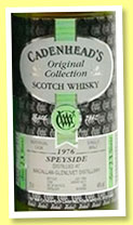 Macallan-Glenlivet 23 yo 1976/1999 (46%, Cadenhead's Original Collection, sherry butt, 300 bottles) Macallan-Glenlivet 23 yo 1976/1999 (46%, Cadenhead's Original Collection, sherry butt, 300 bottles)