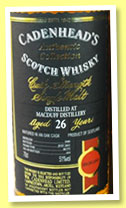 Macduff 26 yo 1989//2015 (51%, Cadenhead, Authentic Collection, butt) Macduff 26 yo 1989//2015 (51%, Cadenhead, Authentic Collection, butt)