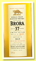 Brora 37 yo 1977/2015 (50.4%, OB, Special Release, 2,976 bottles) Brora 37 yo 1977/2015 (50.4%, OB, Special Release, 2,976 bottles)