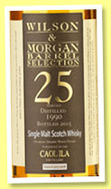 Caol Ila 25 yo 1990/2015 (54.3%, Wilson & Morgan, Barrel Selection, oloroso finish, casks #4707-4708, 408 bottles) Caol Ila 25 yo 1990/2015 (54.3%, Wilson & Morgan, Barrel Selection, oloroso finish, casks #4707-4708, 408 bottles)