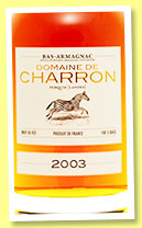 Domaine de Charron 2003/2015 (50.5%, OB, Bas-Armagnac) Domaine de Charron 2003/2015 (50.5%, OB, Bas-Armagnac)