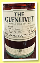 Glenlivet 19 yo 'Tom a Voan' (54.1%, OB, single cask edition, cask #42705, 2015) Glenlivet 19 yo 'Tom a Voan' (54.1%, OB, single cask edition, cask #42705, 2015)