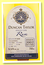 St Lucia 11 yo 2002/2013 (52.6%, Duncan Taylor, cask #5) St Lucia 11 yo 2002/2013 (52.6%, Duncan Taylor, cask #5)