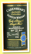 Bruichladdich 22 yo 1992/2015 (53.3%, Cadenhead, Authentic Collection, bourbon hogshead, 222 bottles) Bruichladdich 22 yo 1992/2015 (53.3%, Cadenhead, Authentic Collection, bourbon hogshead, 222 bottles)