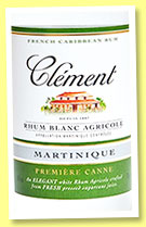 Clément ‘Première Canne’ (40%, OB, Martinique, agricole, white, +/-2015) Clément ‘Première Canne’ (40%, OB, Martinique, agricole, white, +/-2015)