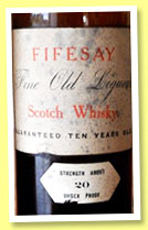 Fifesay 10 yo (20 U.P., OB, bottled 1920s) Fifesay 10 yo (20 U.P., OB, bottled 1920s)