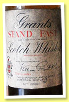 Grant's 'Stand Fast' (70° proof, OB, blend, early 1930s) Grant's 'Stand Fast' (70° proof, OB, blend, early 1930s)