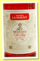 La Mauny ‘Ter Rouj'’ (40%, OB, Martinique, agricole, white, +/-2015) La Mauny ‘Ter Rouj'’ (40%, OB, Martinique, agricole, white, +/-2015)