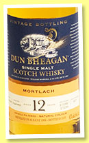 Mortlach 12 yo 1998/2010 (43%, Dun Bheagan, sherry hogsheads, casks #10188/10189, 810 bottles) Mortlach 12 yo 1998/2010 (43%, Dun Bheagan, sherry hogsheads, casks #10188/10189, 810 bottles)