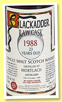 Mortlach 23 yo 1988/2012 (56.6%, Blackadder, Raw Cask, refill sherry butt, cask #4741, 562 bottles) Mortlach 23 yo 1988/2012 (56.6%, Blackadder, Raw Cask, refill sherry butt, cask #4741, 562 bottles)