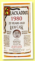 Benrinnes 23 yo 1980/2003 (53.9%, Blackadder, Raw Cask, cask #1352, 264 bottles) Benrinnes 23 yo 1980/2003 (53.9%, Blackadder, Raw Cask, cask #1352, 264 bottles)