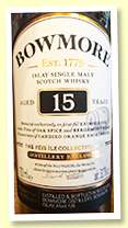Bowmore 15 yo (51.7%, OB Feis Ile Collection 2019, first fill bourbon casks, 3000 bottles) Bowmore 15 yo (51.7%, OB Feis Ile Collection 2019, first fill bourbon casks, 3000 bottles)