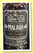 Glen Els 5 yo ‘Malaga’ (51.3%, OB, Germany, batch #1678, 108 bottles, +/-2018) Glen Els 5 yo ‘Malaga’ (51.3%, OB, Germany, batch #1678, 108 bottles, +/-2018)