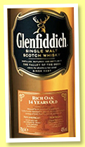 Glenfiddich 14 yo ‘Rich Oak’ (40%, OB, +/-2017) Glenfiddich 14 yo ‘Rich Oak’ (40%, OB, +/-2017)