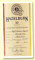 Hazelburn 10 yo 2007/2018 (55.9%, OB for Springbank Society, refill sauternes hogsheads, 846 bottles) Hazelburn 10 yo 2007/2018 (55.9%, OB for Springbank Society, refill sauternes hogsheads, 846 bottles)