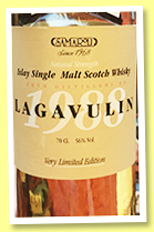 Lagavulin 1988 (56%, Samaroli, 324 bottles, +/-2000) Lagavulin 1988 (56%, Samaroli, 324 bottles, +/-2000)