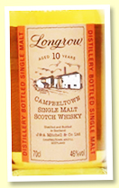 Longrow 10 yo (46%, OB, rotation 2010) Longrow 10 yo (46%, OB, rotation 2010)