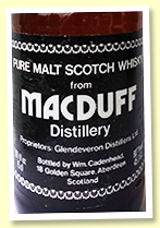 Macduff 13 yo 1964/1977 (80 proof, Cadenhead Dumpy) Macduff 13 yo 1964/1977 (80 proof, Cadenhead Dumpy)