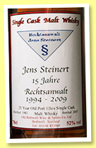 Port Ellen 25 yo 1982/2007 (52%, Old Bothwell for Jens Steinert) Port Ellen 25 yo 1982/2007 (52%, Old Bothwell for Jens Steinert)