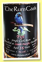 South Pacific Distillery 17 yo 2001/2018 (57.4%, The Rum Cask, Fiji) South Pacific Distillery 17 yo 2001/2018 (57.4%, The Rum Cask, Fiji)