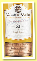 Wardhead 21 yo 1997/2019 (54.8%, Valinch & Mallet, bourbon hogshead, cask #19-2101, 339 bottles) Wardhead 21 yo 1997/2019 (54.8%, Valinch & Mallet, bourbon hogshead, cask #19-2101, 339 bottles)