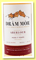 Aberlour 7 yo 2012/2020 (54%, Dram Mor, cask #800914, 328 bottles) Aberlour 7 yo 2012/2020 (54%, Dram Mor, cask #800914, 328 bottles)