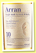 Arran 10 yo (46%, OB, 2019) Arran 10 yo (46%, OB, 2019)