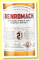 Benromach 21 yo (43%, OB, +/-2020) Benromach 21 yo (43%, OB, +/-2020)