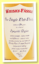 Speyside Region 24 yo 1995/2020 (50.3%, Whisky-Fässle, barrel) Speyside Region 24 yo 1995/2020 (50.3%, Whisky-Fässle, barrel)