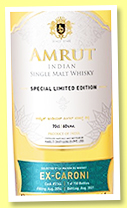 Amrut 2014/2021 'Ex-Caroni' (60%, OB, LMDW, cask #5144) Amrut 2014/2021 'Ex-Caroni' (60%, OB, LMDW, cask #5144)