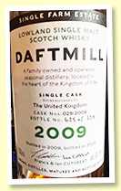 Daftmill 2009/2020 (61.1%, OB for UK, cask #29, sherry butt, 629 bottles)
Daftmill 2009/2020 (61.1%, OB for UK, cask #29, sherry butt, 629 bottles)