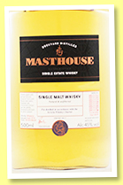 Masthouse 2017/2020 'Single Malt' (45%, OB, Copper Rivet Distillery, England, 2000 bottles) Masthouse 2017/2020 'Single Malt' (45%, OB, Copper Rivet Distillery, England, 2000 bottles)