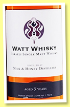 Milk & Honey 3 yo 2018/2022 (57.1%, Watt Whisky, Israel, hogshead) Milk & Honey 3 yo 2018/2022 (57.1%, Watt Whisky, Israel, hogshead)