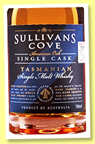 Sullivan's Cove 2007/2019 (47.5%, OB for LMDW, American oak Tawny, cask #TD0199) Sullivan's Cove 2007/2019 (47.5%, OB for LMDW, American oak Tawny, cask #TD0199)