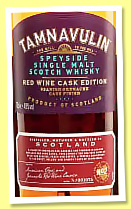 Tamnavulin ‘Red Wine Cask Edition – Spanish Grenache Cask Finish’ (40%, OB, +/-2022) Tamnavulin ‘Red Wine Cask Edition – Spanish Grenache Cask Finish’ (40%, OB, +/-2022)