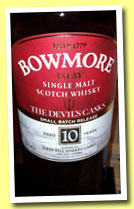 Bowmore 10 yo 'The Devil's Cask' (56.9%, OB, first fill sherry, 2013)