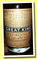 Great King St. 'Experimental Batch 00-V4' (43%, Compass Box, blend, sherry, 3439 bottles, 2013)