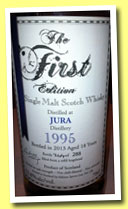 Jura 18 yo 1995/2013 (52.8%, The First Editions, refill hogshead, 288 bottles)