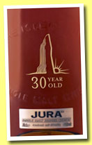 Jura 30 yo 'Camas an Staca' (44%, OB, 2,500 bottles, 2013)