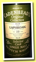 Laphroaig 19 yo 1972/1991 (46%, Cadenhead, Original Collection)