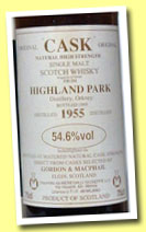 Highland Park 1955/1989 (54.6%, Gordon & MacPhail ‘Cask’ for Meregalli)