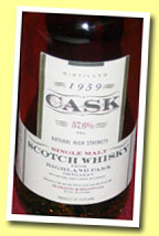 Highland Park 1959/1991 (57.6%, Gordon & MacPhail ‘Cask’, cask #598)
